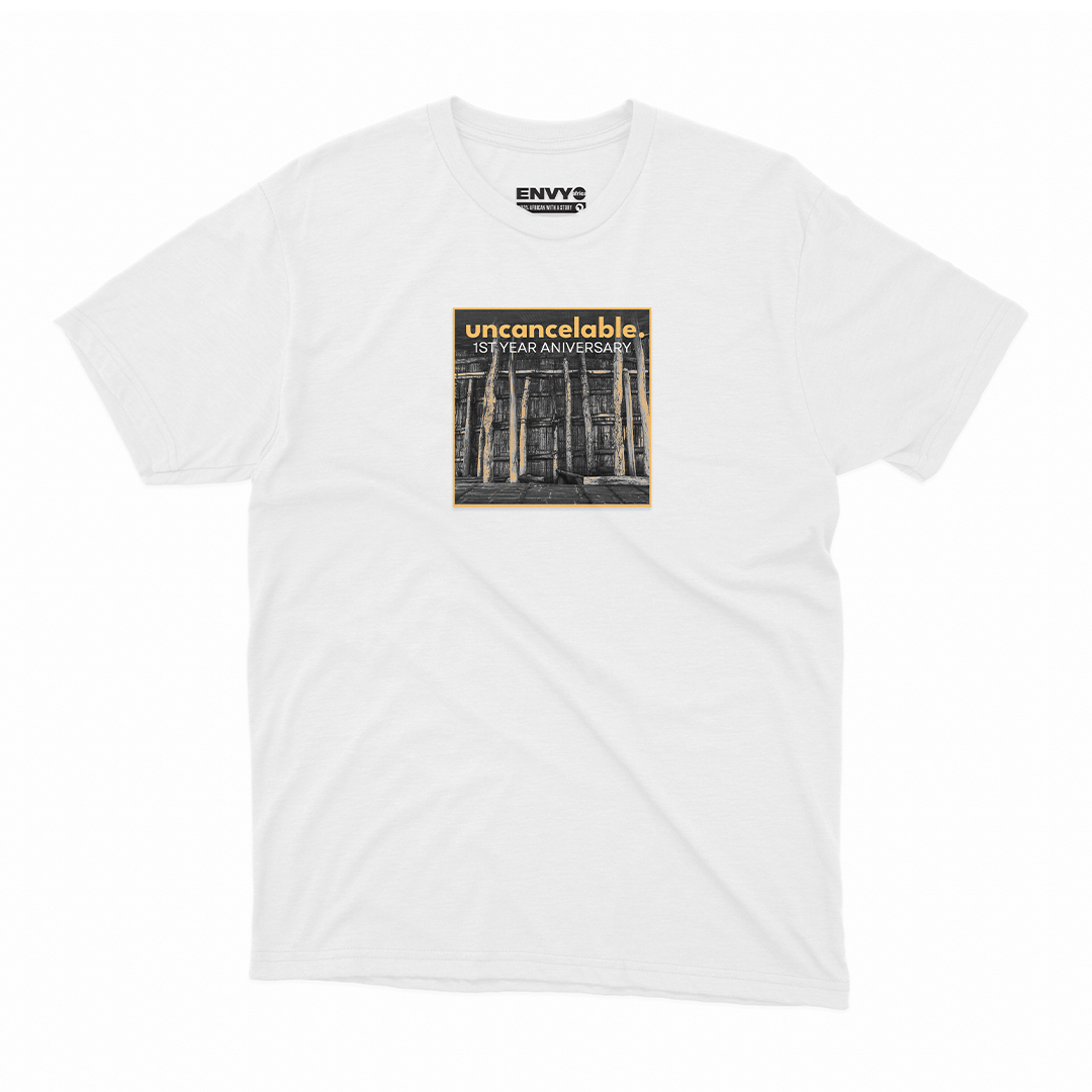 Uncancelable White Traditional T-Shirt Anniversary Edition ( Bundle )